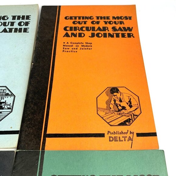 Getting The Most Out of Your Booklets Delta Milwaukee Manual 1935-1937 Lot of 4 - Picture 3 of 5